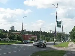 Панфиловский проспект.Вид (до реконструкции) от 11-го микрорайона в сторону станции Крюково