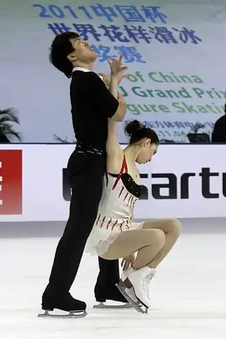 Финал короткой программыкитайских парников Чжан Хао и Чжан Дань