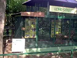 Вольер, посвященный «вершине» эволюции на Земле