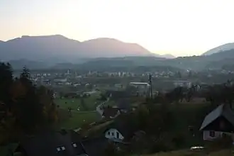 Панорама города Зрече