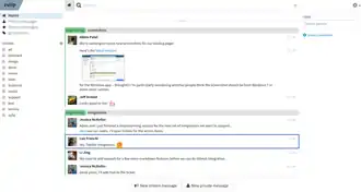 Скриншот программы Zulip