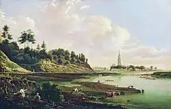 «Вид Звенигорода».Карл Рабус, 1850-е годы