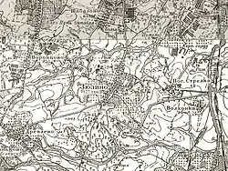 Волхонка на карте 1931 года