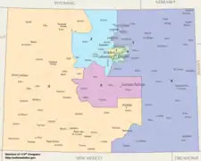 Колорадо, 7 округов