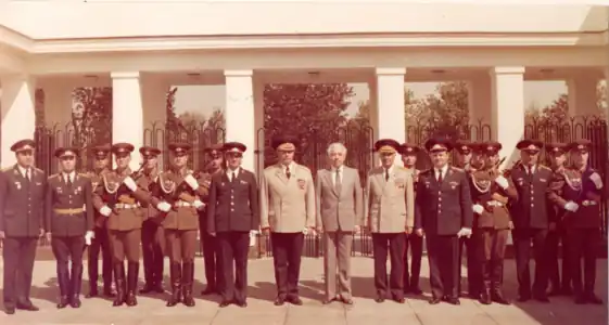 Караул в Тиргартене с Зайцевым М. М. и Абрасимовым П. А.. 1982 год