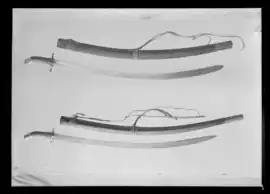 Чечуги с ножнами из музея Ливрусткаммарен, Стокгольм, Швеция