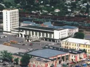 Центр города Лиски. 2001 год